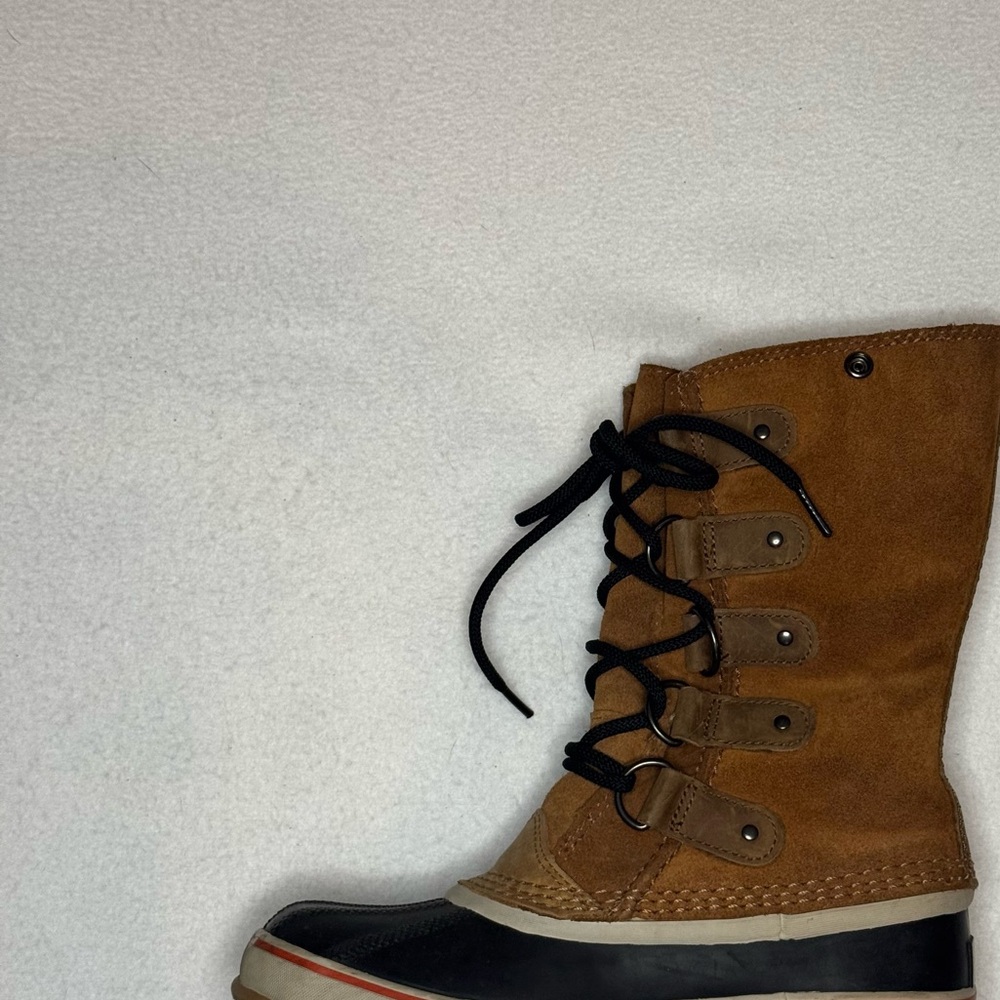 Sorel Women’s Joan of Ark Snow Boots Sz 7 Leather/Rubber - Picture 4 of 8